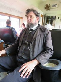 Lincoln on the train